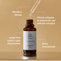 Foto flacone Day Serum di Oslo Skin Lab, siero giorno anti-età, con testo che ne descrive i benefici principali: riempie e rassoda, stimola collagene ed elastina, leviga le rughe e idrata intensamente