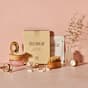 The Glow pacchetto aperto con pillole e accessori beauty
